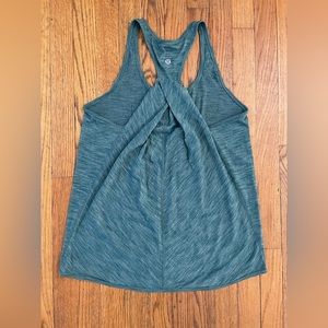 Lululemon Heather Desert Teal Singlet Tank Size 8